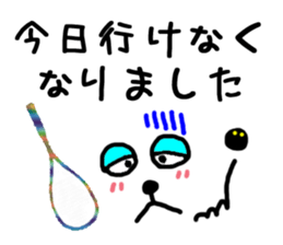 Squash Players sticker #3934812