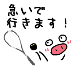 Squash Players sticker #3934813