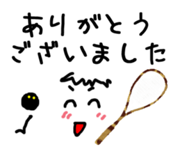 Squash Players sticker #3934816