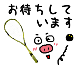 Squash Players sticker #3934817
