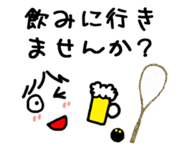 Squash Players sticker #3934819