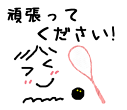Squash Players sticker #3934821