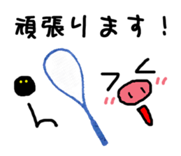Squash Players sticker #3934830
