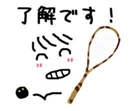 Squash Players sticker #3934839