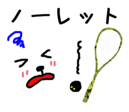 Squash Players sticker #3934844