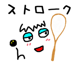 Squash Players sticker #3934845