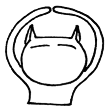 SHIRO CAT 2 sticker #3934897