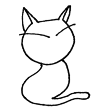 SHIRO CAT 2 sticker #3934908