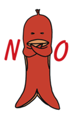 alien of sausage sticker #3935091