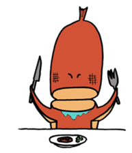 alien of sausage sticker #3935098