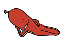 alien of sausage sticker #3935103