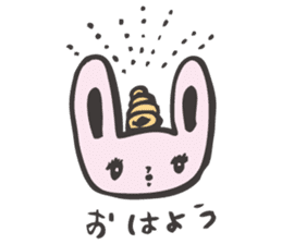 Choco cornet Rabbit sticker #3935727