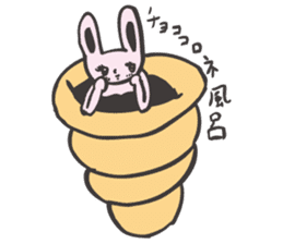Choco cornet Rabbit sticker #3935738