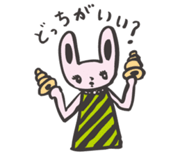Choco cornet Rabbit sticker #3935746