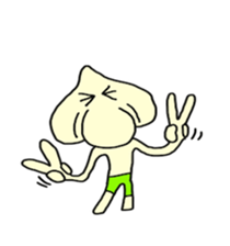 Garlic Man gesture (2nd impact sticker #3935904