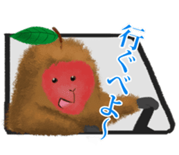 Japanese Macaque2!? sticker #3935943