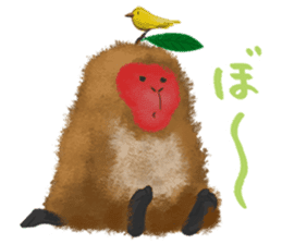 Japanese Macaque2!? sticker #3935959