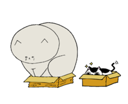 Maru & Chibi sticker #3936796