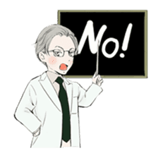 The sticker for a geek woman sticker #3937008