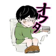 The sticker for a geek woman sticker #3937016