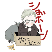 The sticker for a geek woman sticker #3937024