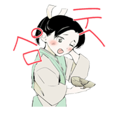 The sticker for a geek woman sticker #3937027