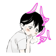 The sticker for a geek woman sticker #3937028