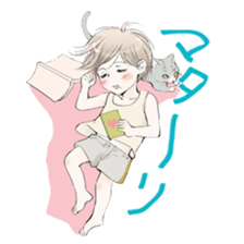 The sticker for a geek woman sticker #3937035