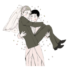 The sticker for a geek woman sticker #3937041