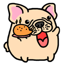 Joy's French Bulldog World sticker #3937093