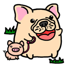 Joy's French Bulldog World sticker #3937098