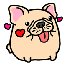 Joy's French Bulldog World sticker #3937101