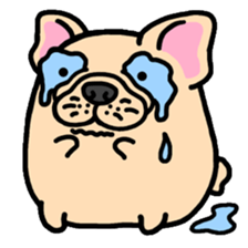 Joy's French Bulldog World sticker #3937109