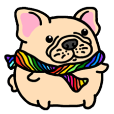 Joy's French Bulldog World sticker #3937113