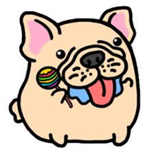 Joy's French Bulldog World sticker #3937115