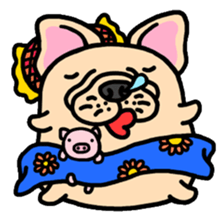 Joy's French Bulldog World sticker #3937121