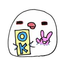 Bunny and Bird sticker #3937409