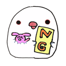 Bunny and Bird sticker #3937410