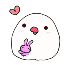 Bunny and Bird sticker #3937418