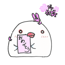 Bunny and Bird sticker #3937421