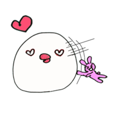 Bunny and Bird sticker #3937422