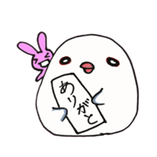 Bunny and Bird sticker #3937431