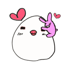 Bunny and Bird sticker #3937438