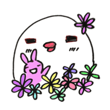 Bunny and Bird sticker #3937442