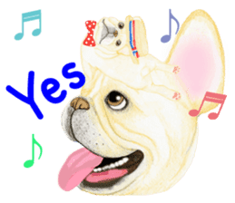 PLANET OF THE FRENCH BULLDOG sticker #3937941