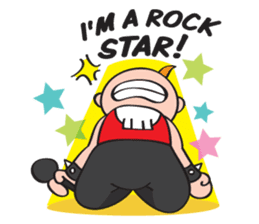 I'm A Rock Star (English) sticker #3938334