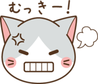 face of cat sticker #3938658