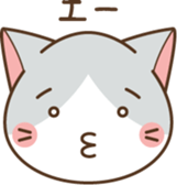 face of cat sticker #3938665