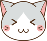 face of cat sticker #3938667