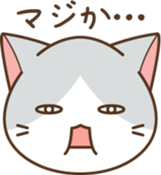 face of cat sticker #3938674